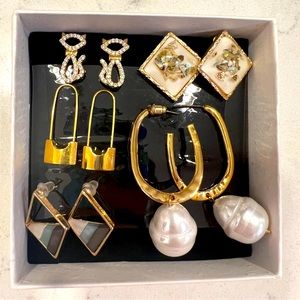5 Pairs of earrings (  only used once)